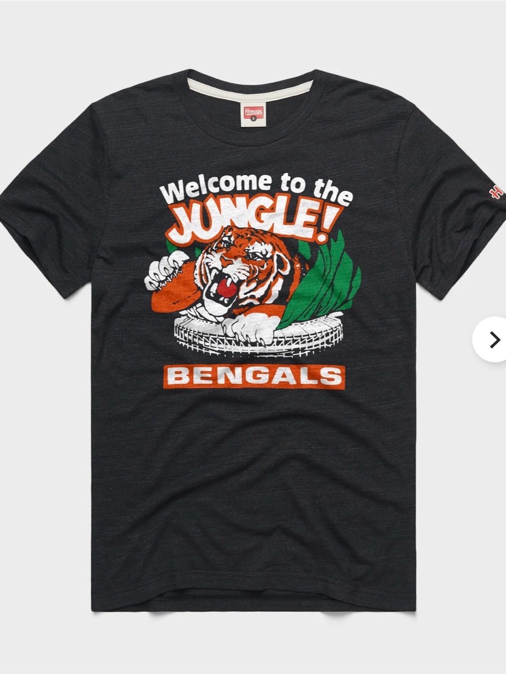 Homage Cincinnati Bengals Welcome To The Jungle Tee